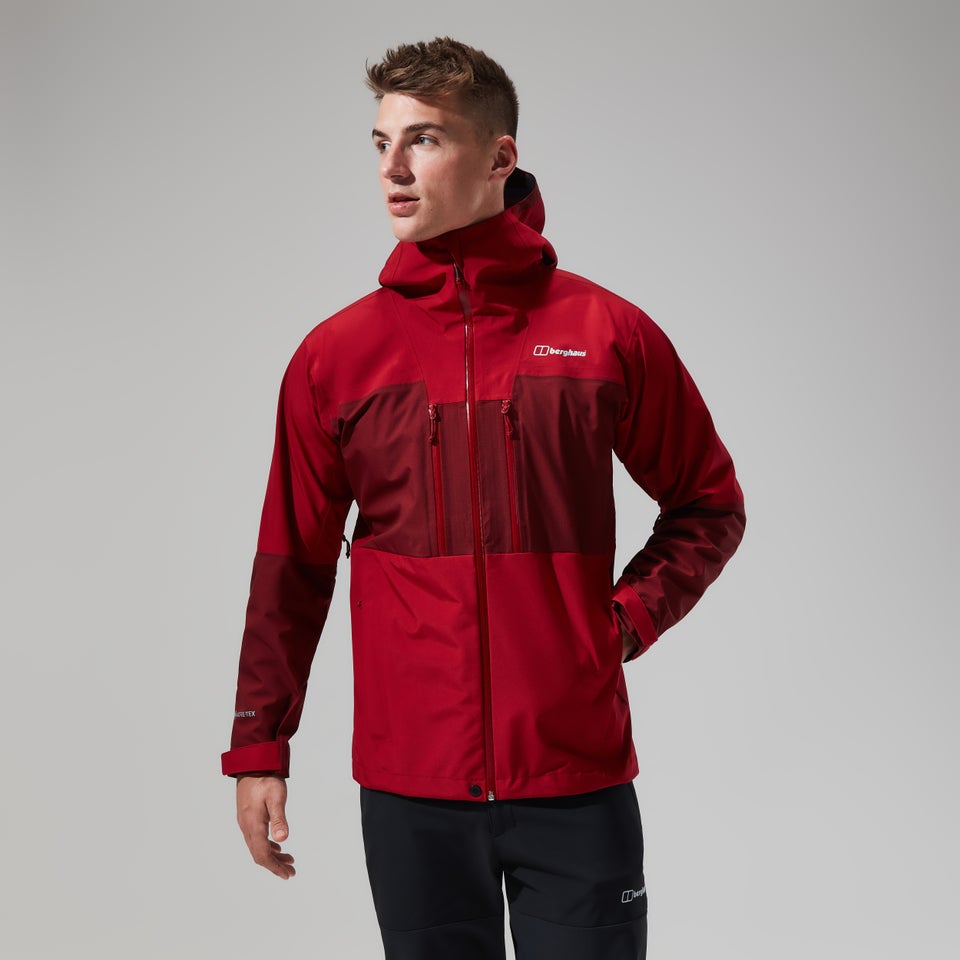 Ridgemaster Gore-Tex Jacke für Herren - Dunkelrot