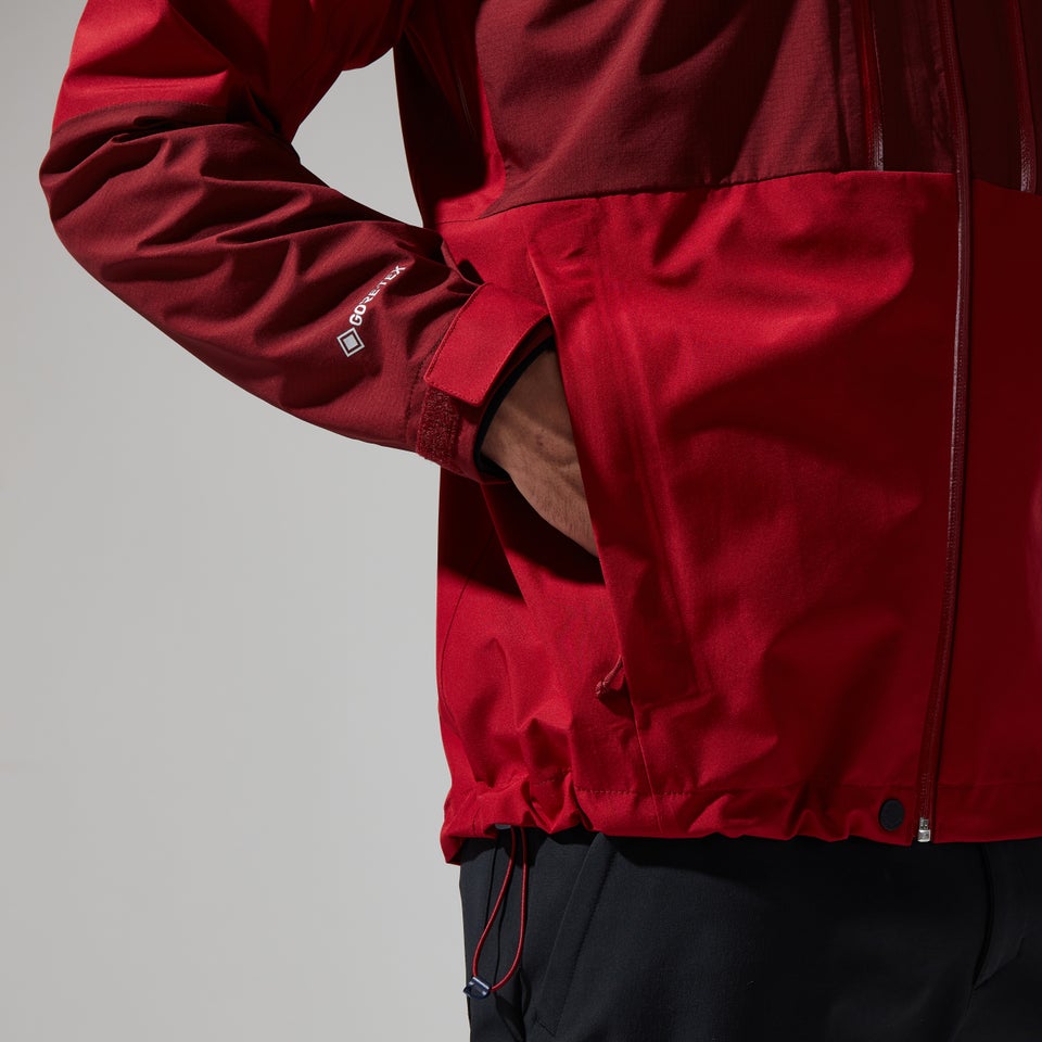 Ridgemaster Gore-Tex Jacke für Herren - Dunkelrot
