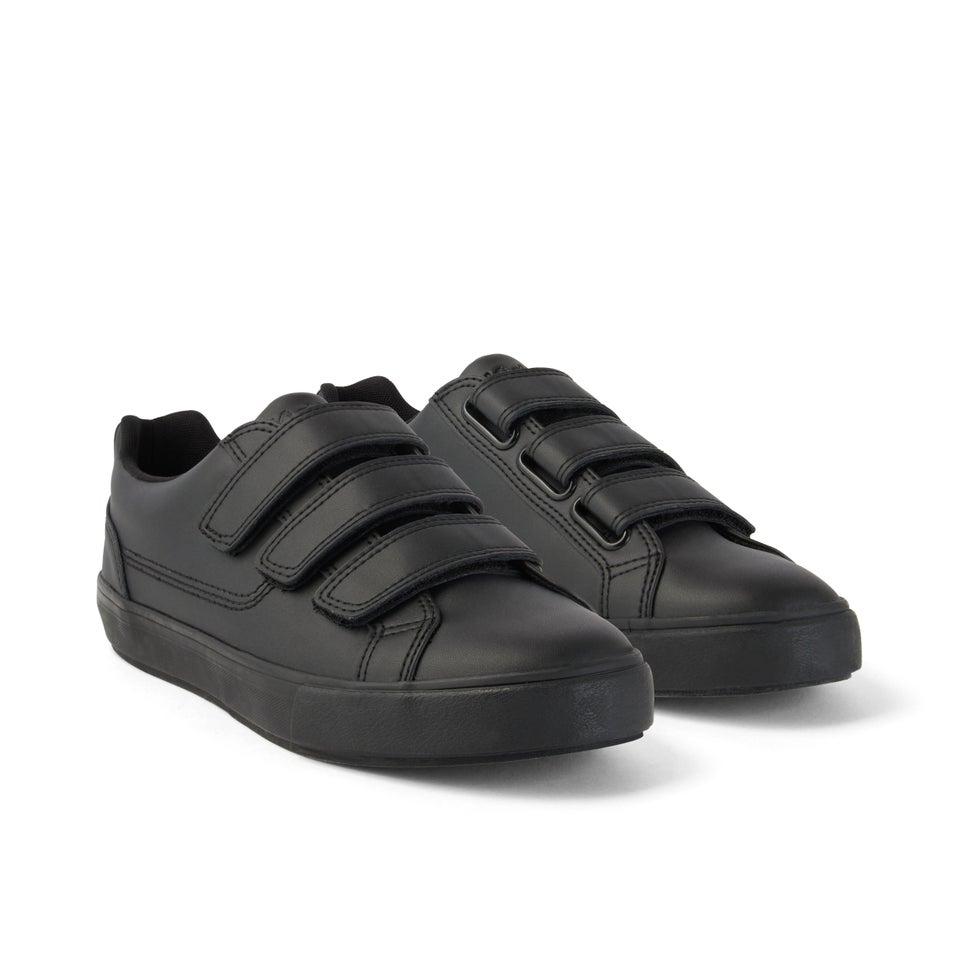 Adult Unisex Tovni Trip Leather Alternative Black