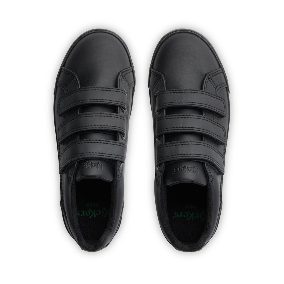 Youth Unisex Tovni Trip Leather Alternative Black