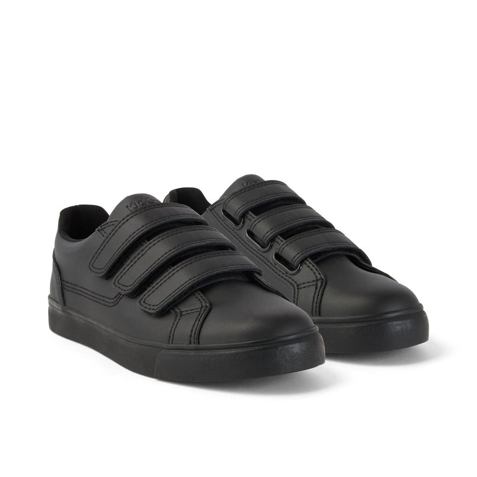 Youth Unisex Tovni Trip Leather Alternative Black