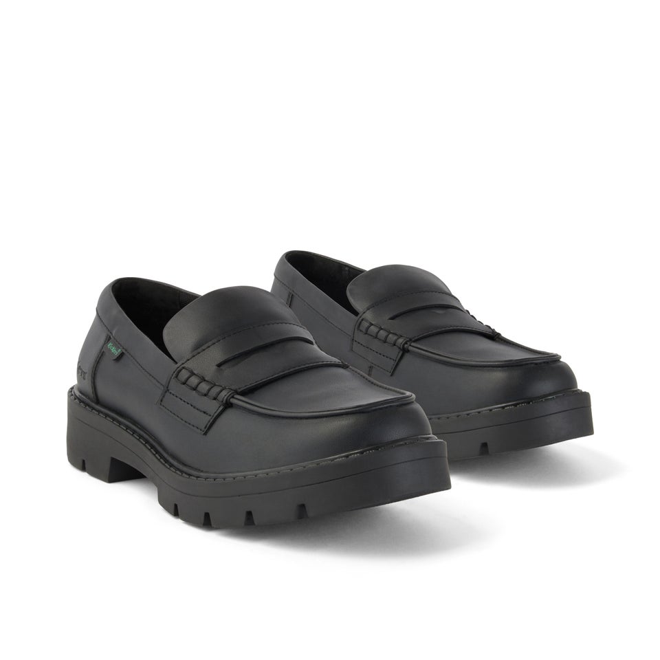 Adult Womens Kori Loafer Leather Alternative Black