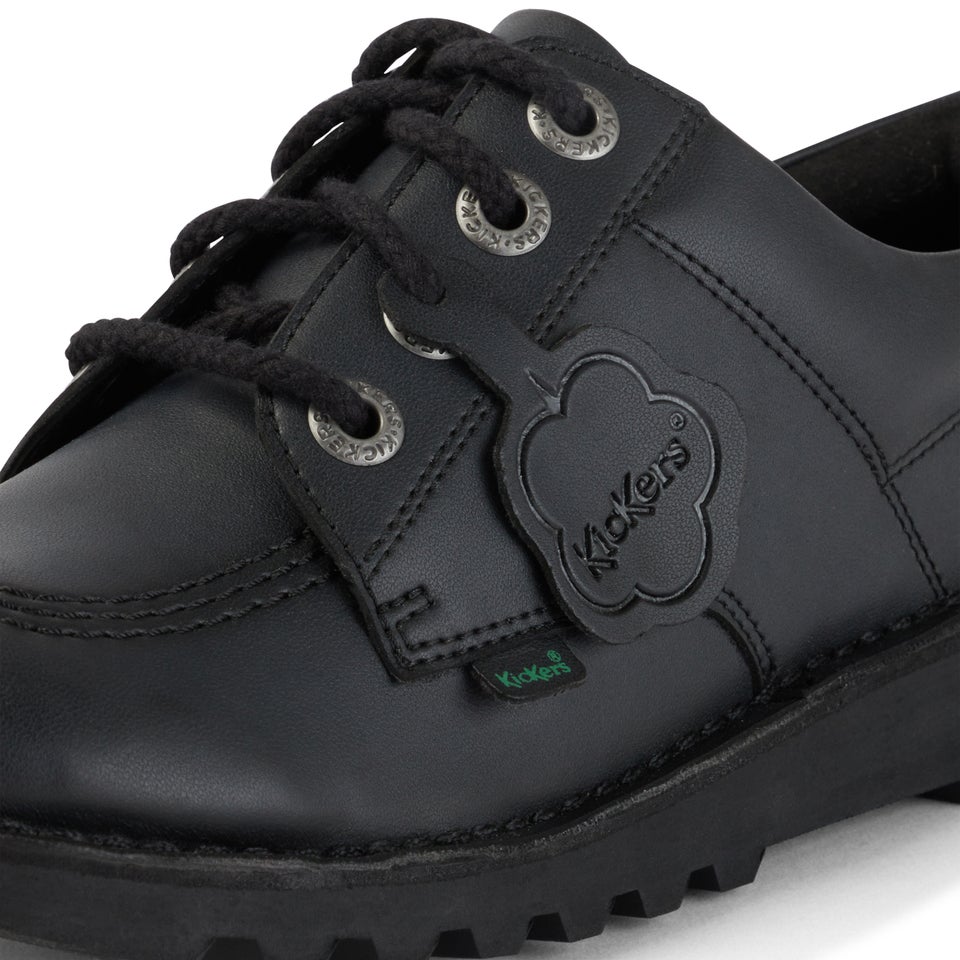 Youth Unisex Kick Lo Leather Alternative Black