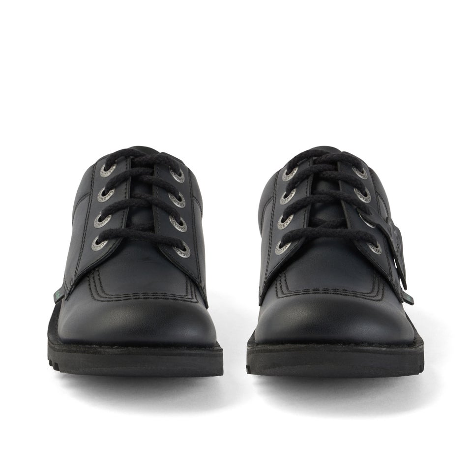 Youth Unisex Kick Lo Leather Alternative Black