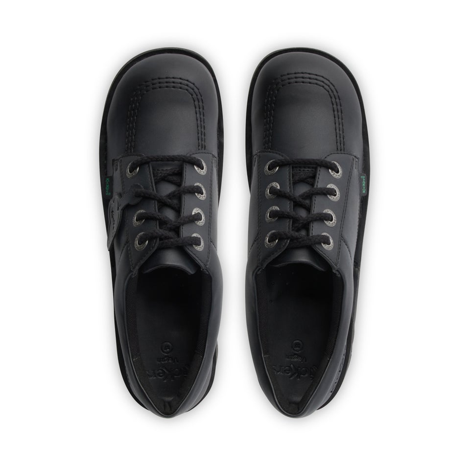 Youth Unisex Kick Lo Leather Alternative Black