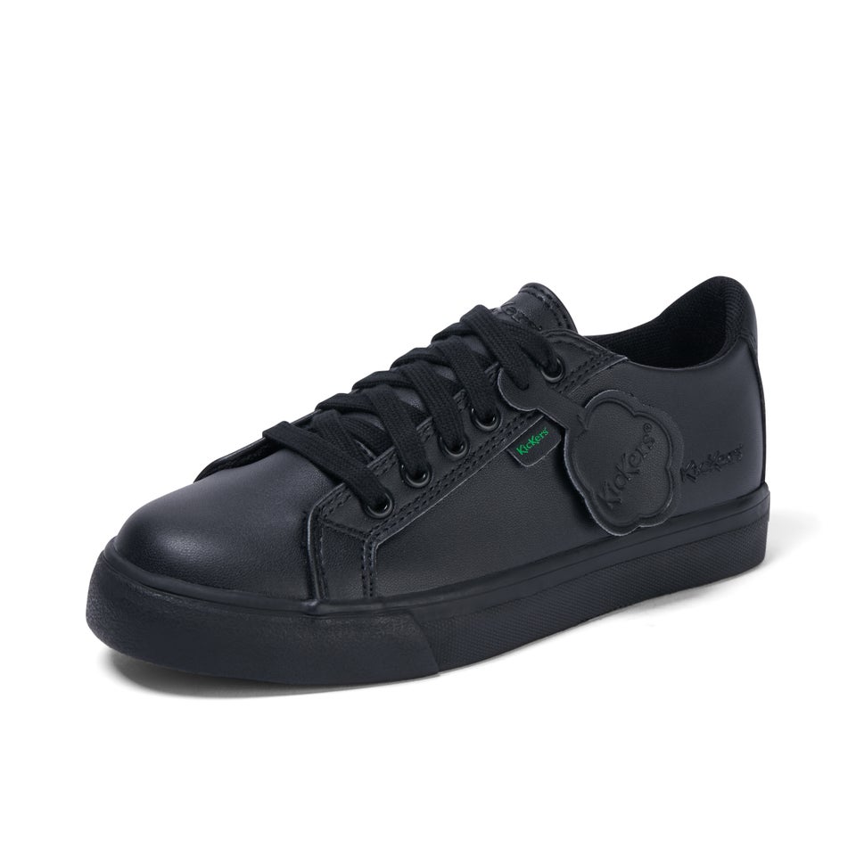 Junior Unisex Tovni Lacer Leather Alternative Black