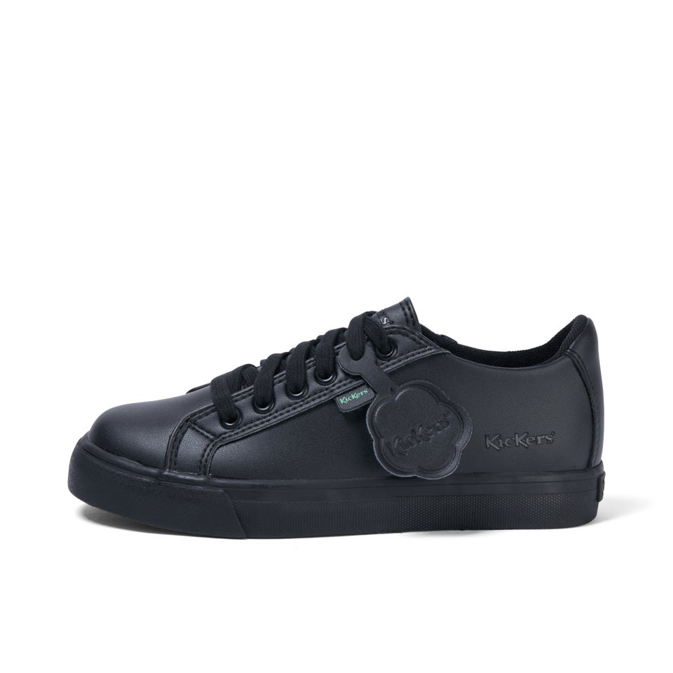 Junior Unisex Tovni Lacer Leather Alternative Black