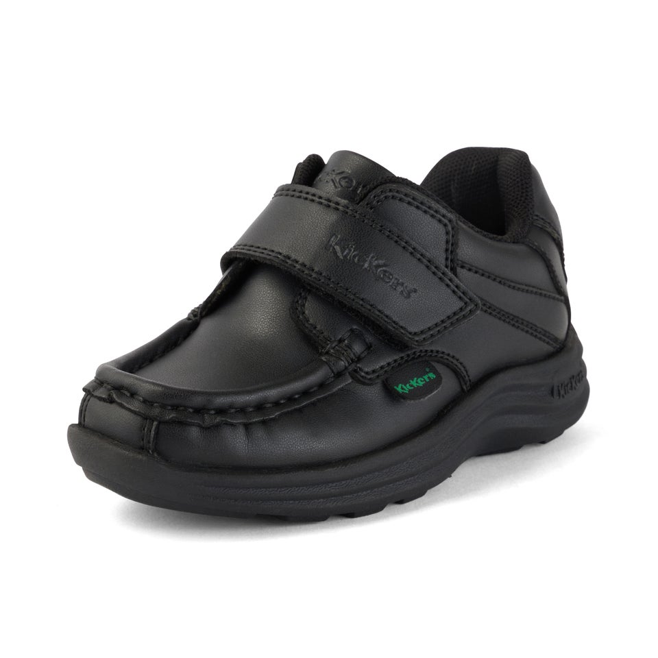 Infant Unisex Reasan Strap Leather Alternative Black