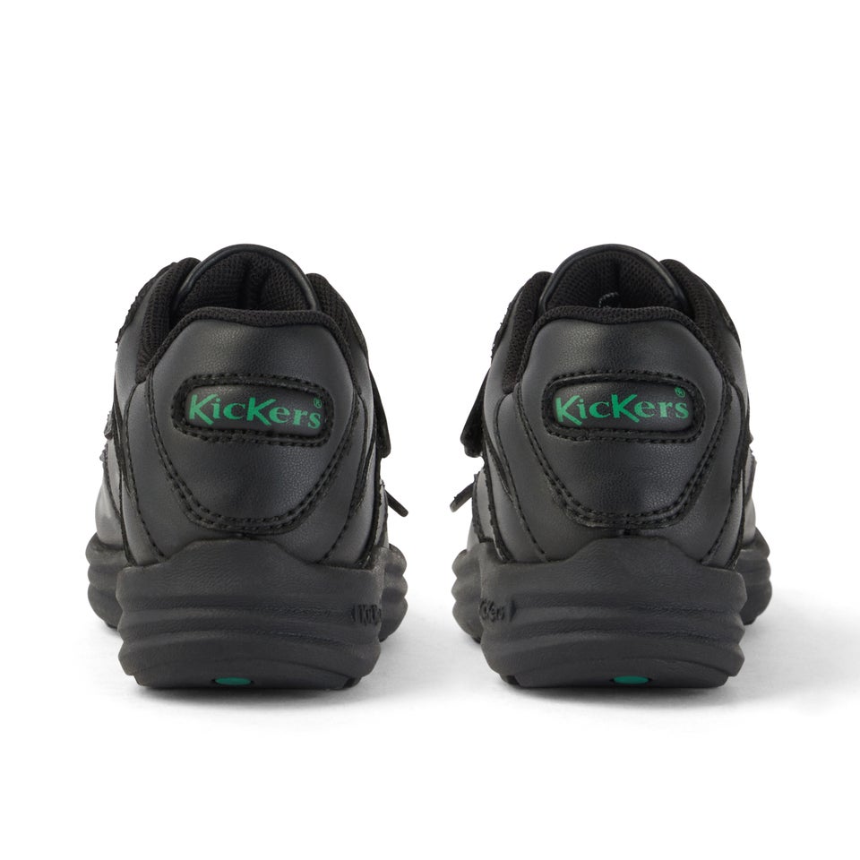 Infant Unisex Reasan Strap Leather Alternative Black