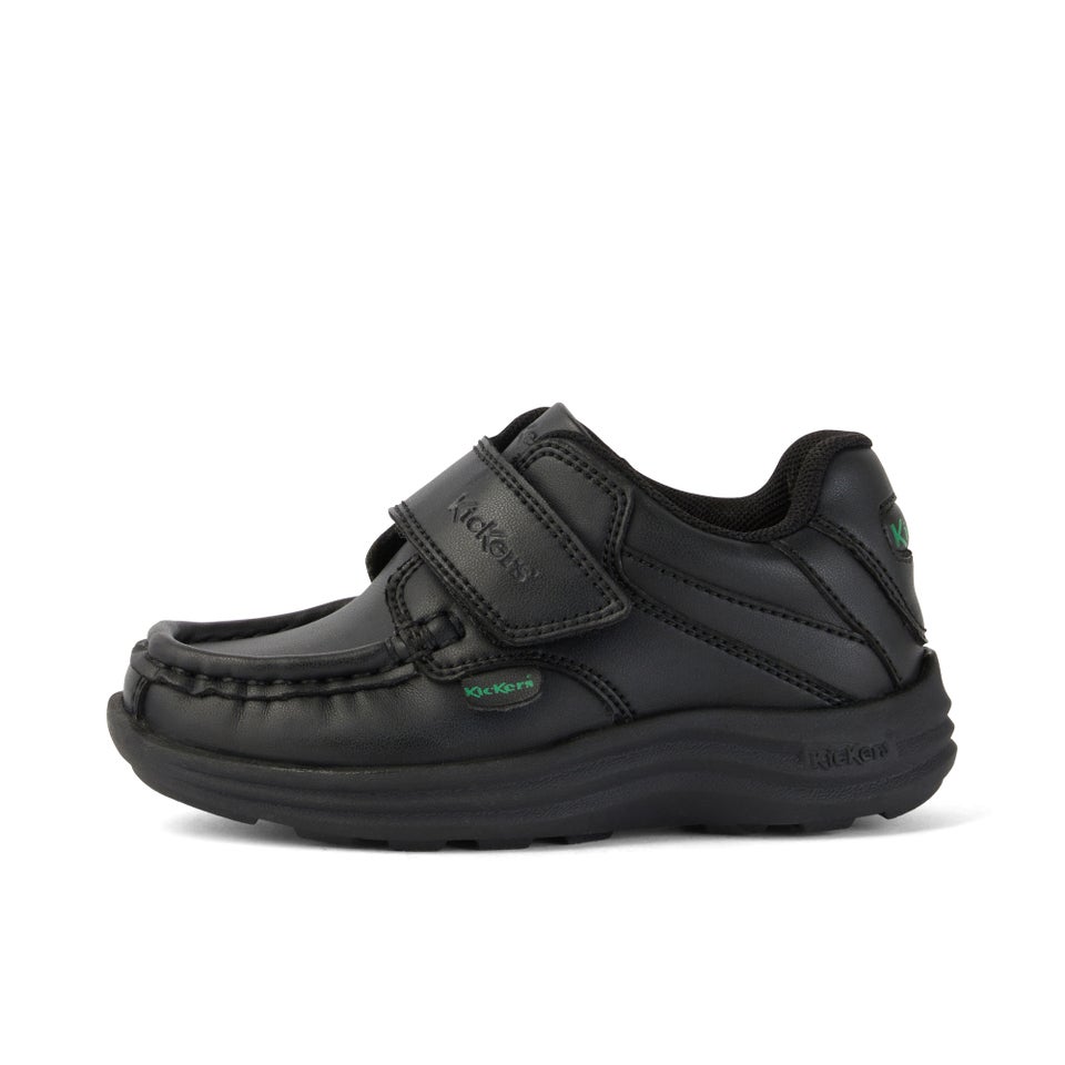 Infant Unisex Reasan Strap Leather Alternative Black