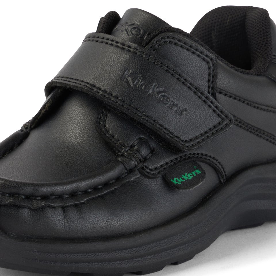 Infant Unisex Reasan Strap Leather Alternative Black