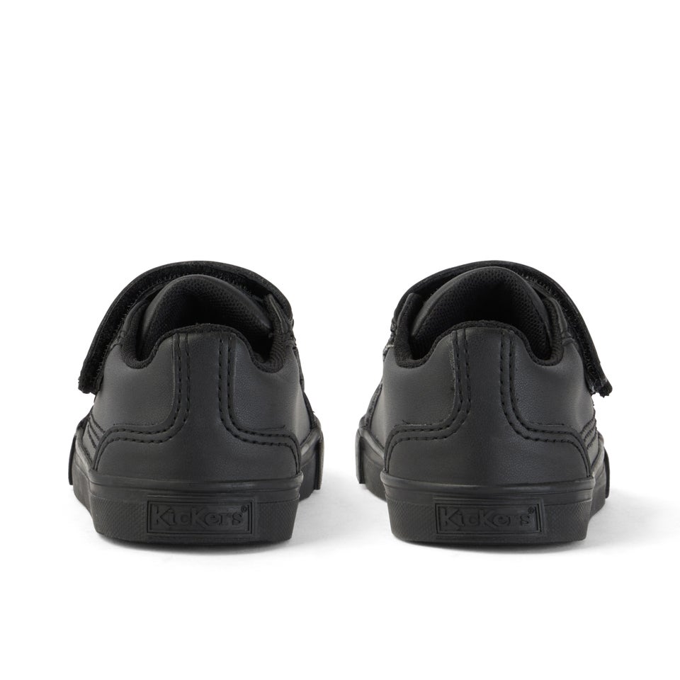 Infant Unisex Tovni Trip Leather Alternative Black