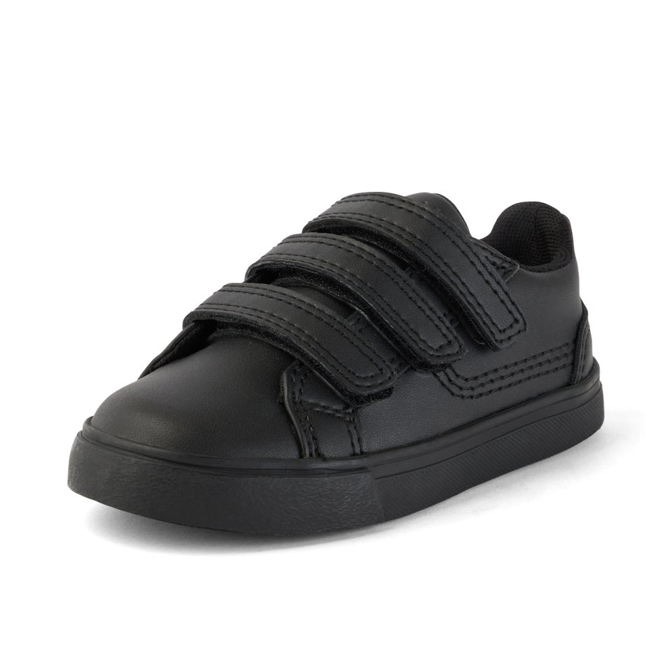 Infant Unisex Tovni Trip Leather Alternative Black