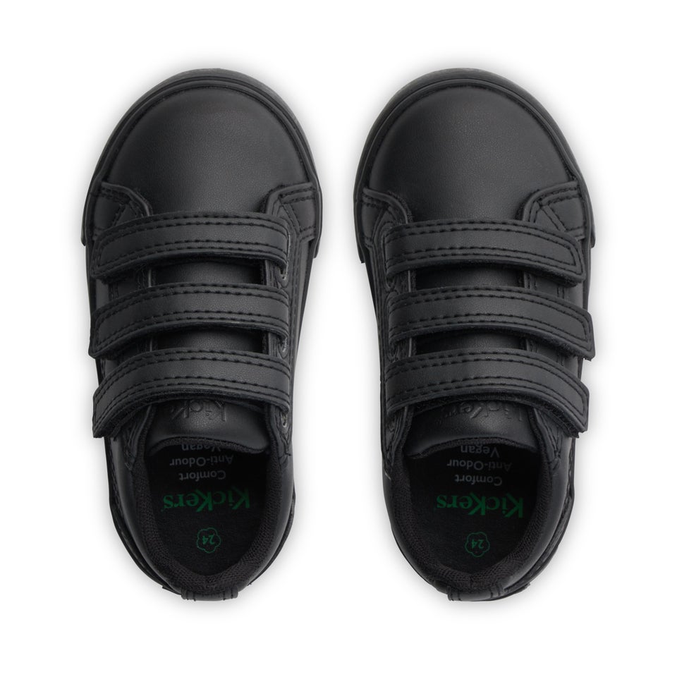 Infant Unisex Tovni Trip Leather Alternative Black