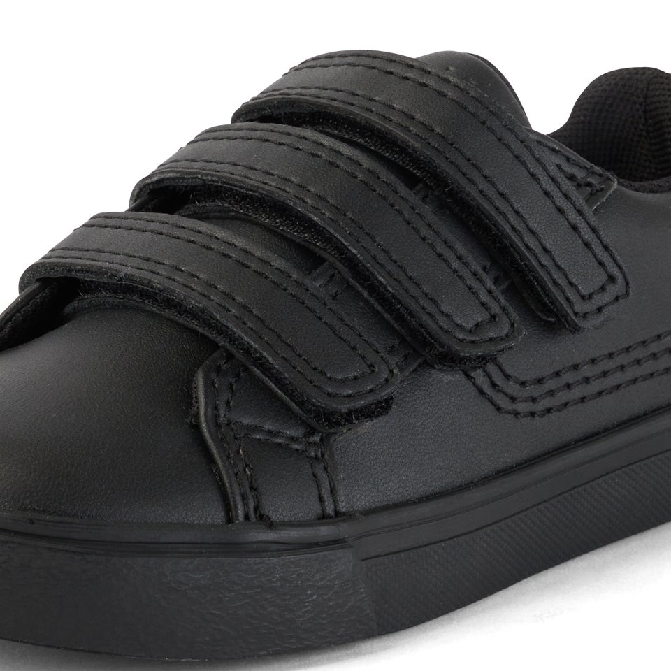 Infant Unisex Tovni Trip Leather Alternative Black