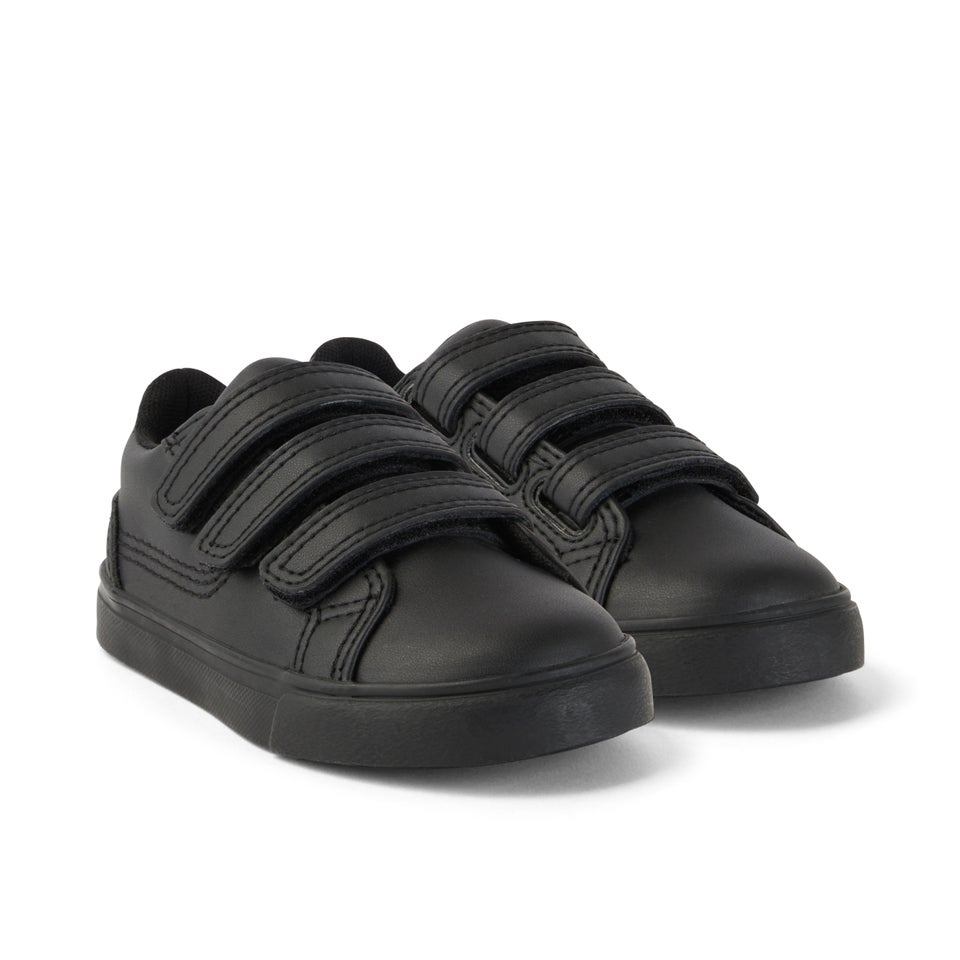 Infant Unisex Tovni Trip Leather Alternative Black