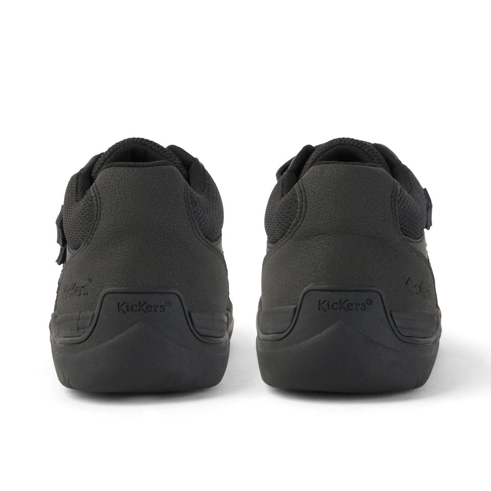 Junior Boys Stomper Mid Leather Black