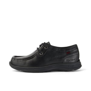 Youth Mens Reasan Moc Leather Black