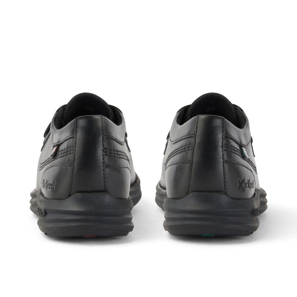 Youth Mens Reasan Moc Leather Black