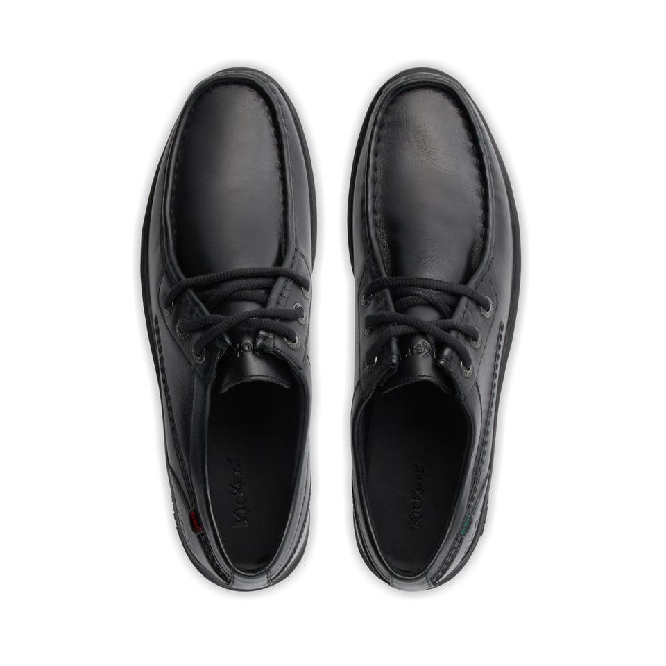 Adult Mens Reasan Moc Leather Black