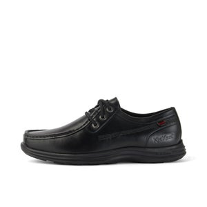 Adult Mens Reasan Moc Leather Black - 6.5