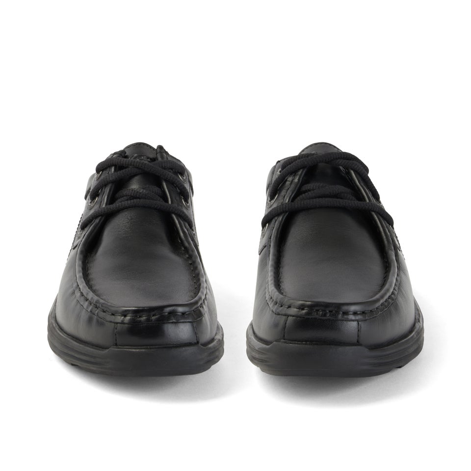 Adult Mens Reasan Moc Leather Black