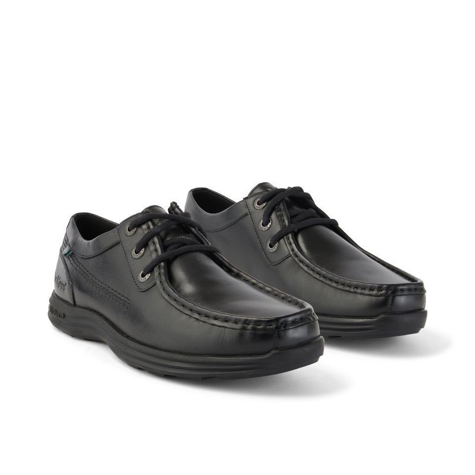Adult Mens Reasan Moc Leather Black