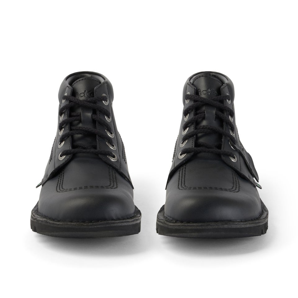 Youth Unisex Kick Hi Leather Alternative Black