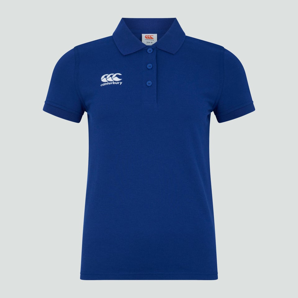 CANTERBURY WAIMAK POLO SHIRT KIDS ROYAL