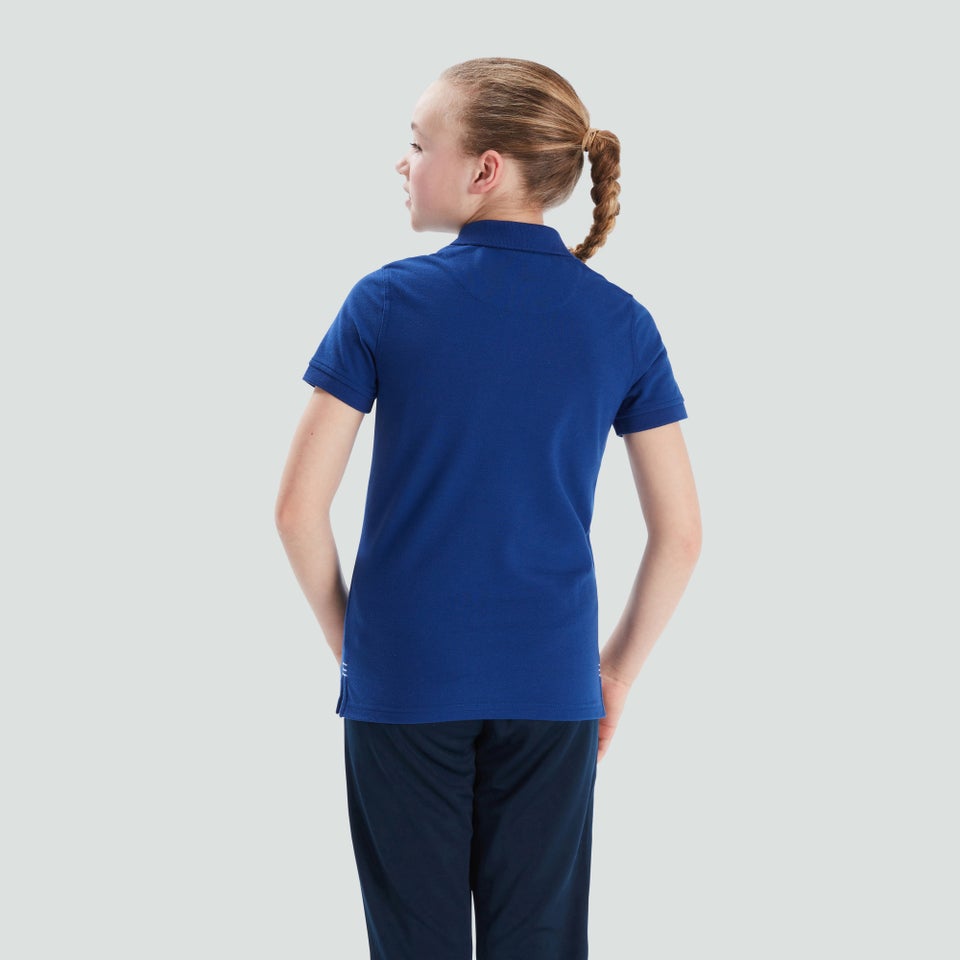 CANTERBURY WAIMAK POLO SHIRT KIDS ROYAL