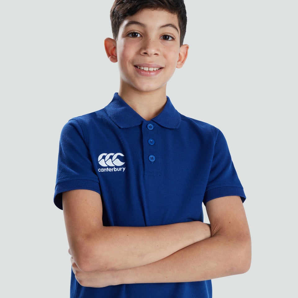 Junior Unisex Waimak Polo Shirt Blue