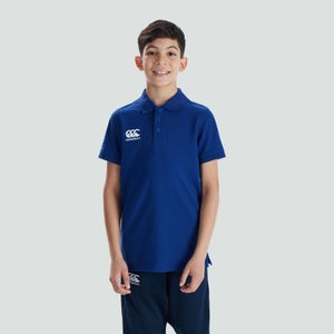 CANTERBURY WAIMAK POLO SHIRT KIDS ROYAL
