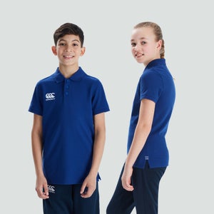 CANTERBURY WAIMAK POLO SHIRT KIDS ROYAL - 10