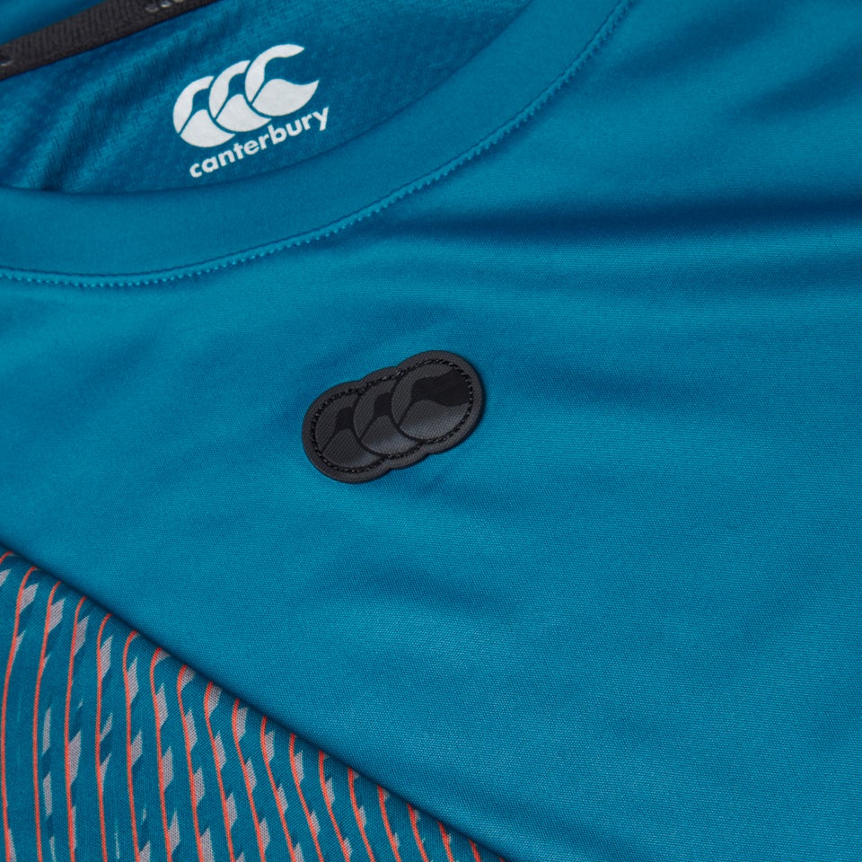 Mens Vapodri Super Light Graphic Tee Blue