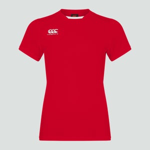 Womens Club Dry Tee Red