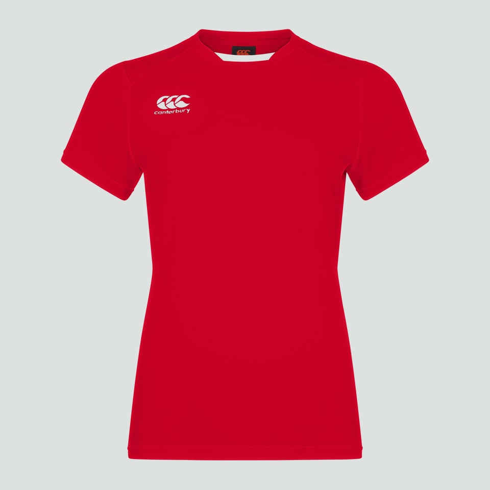 Womens Club Dry Tee Red