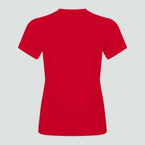 Womens Club Dry Tee Red