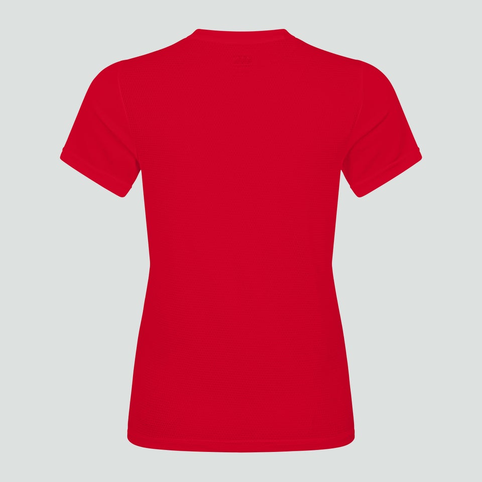 Womens Club Dry Tee Red