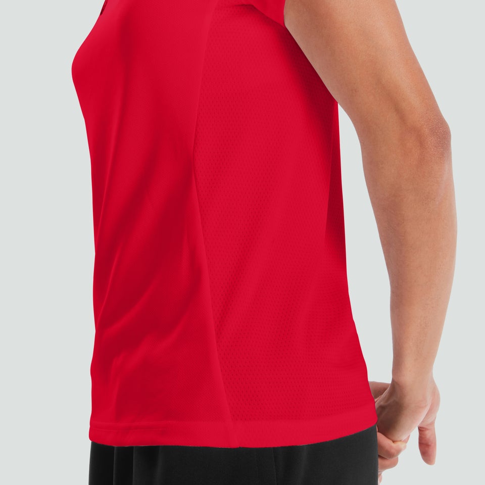Womens Club Dry Tee Red