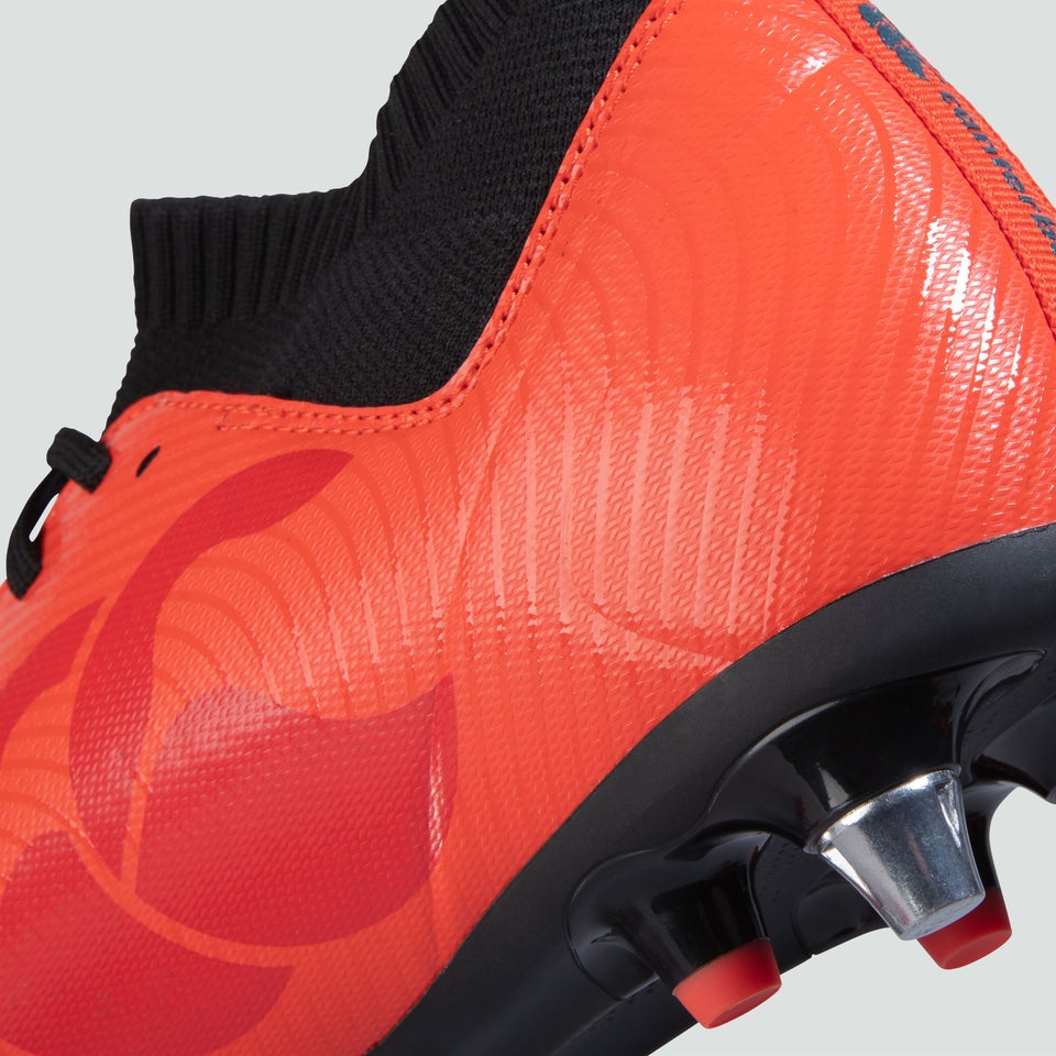 Adult Unisex Stampede Pro Soft Ground Boots Orange/Black