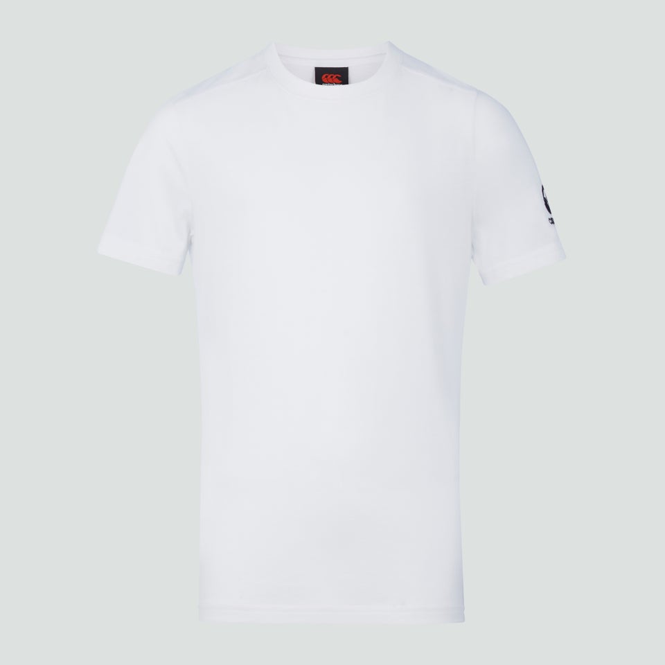 CANTERBURY CLUB PLAIN TEE JM WHITE
