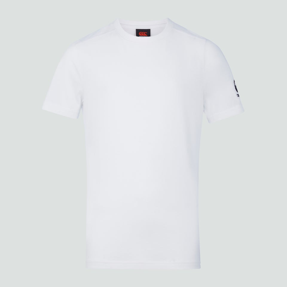 Junior Unisex Club Plain Tee White