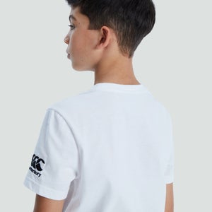 Junior Unisex Club Plain Tee White
