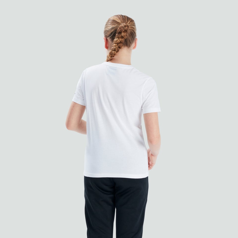 Junior Unisex Club Plain Tee White