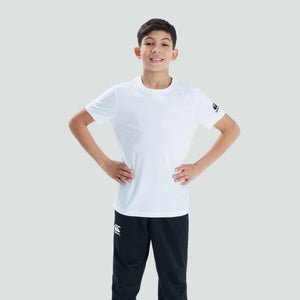 Junior Unisex Club Plain Tee White