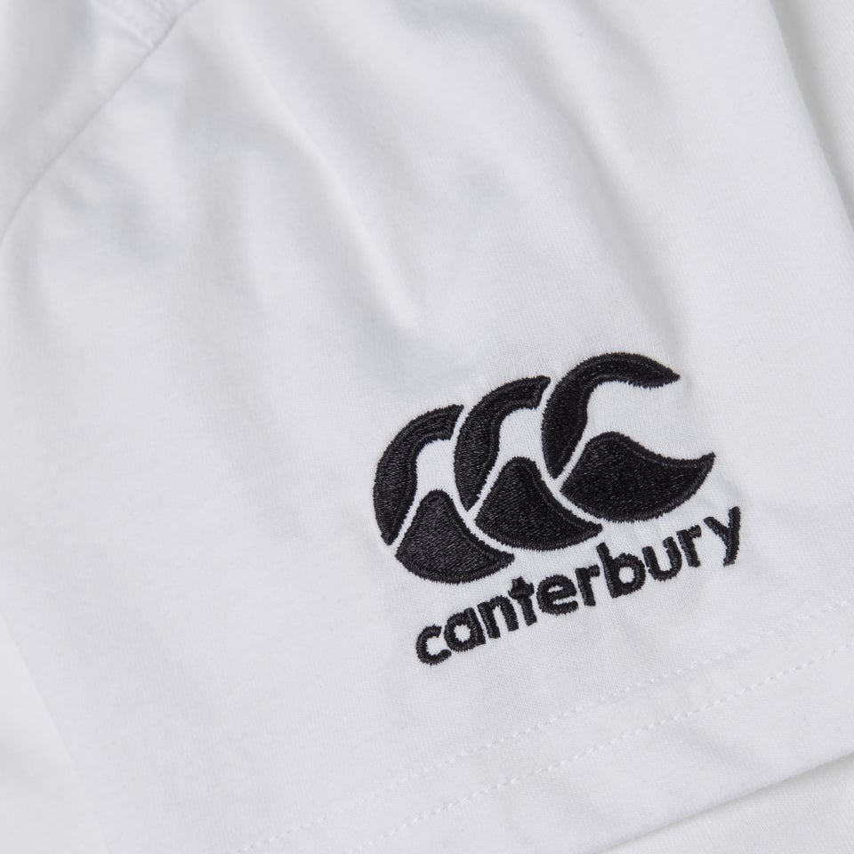 CANTERBURY CLUB PLAIN TEE JM WHITE