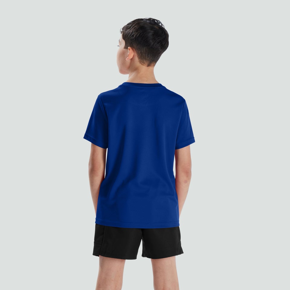 Junior Unisex Club Dry Tee Blue