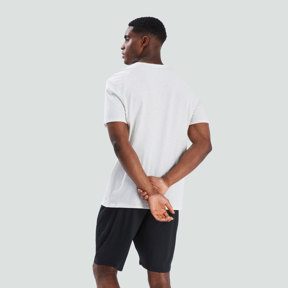 Mens Training Tee White