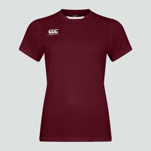 Womens Club Dry Tee Maroon
