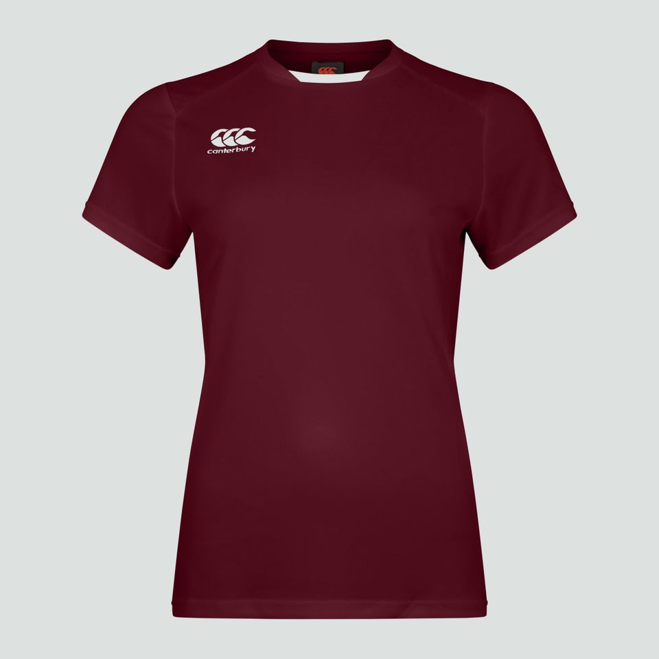 Womens Club Dry Tee Maroon